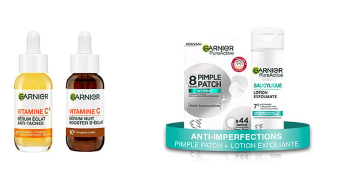 Test Produit : Le Duo Anti-Imperfection & Le Duo Booster d’Éclat de Garnier