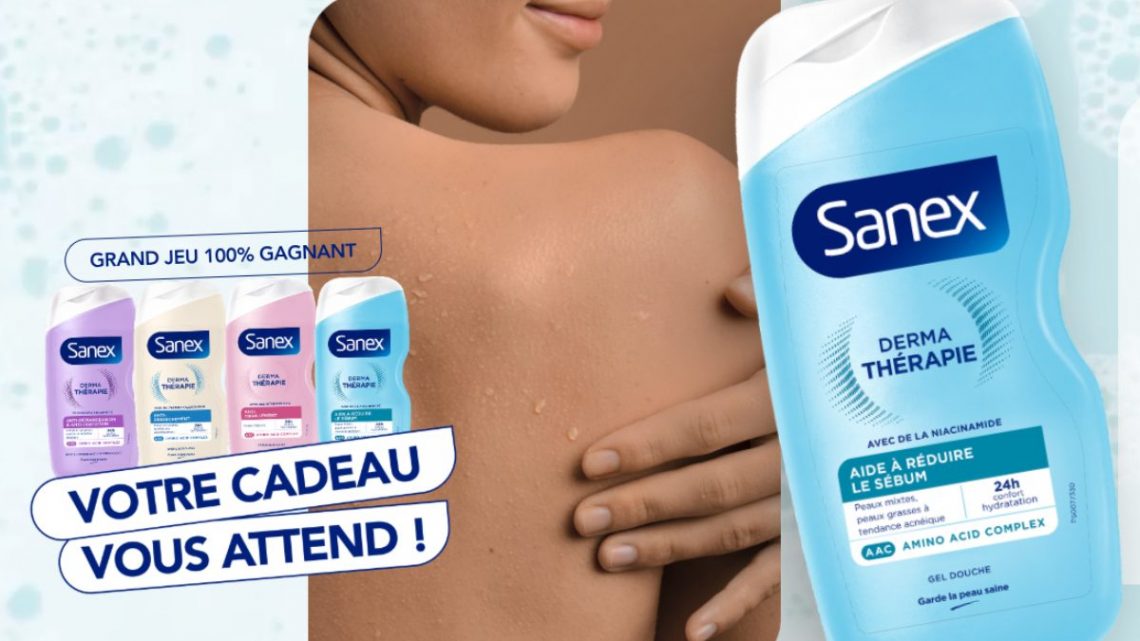 Jeu Gratuit Sanex : Gagnez 4 Gels Douche Derma Thérapie (Valeur 20 €)