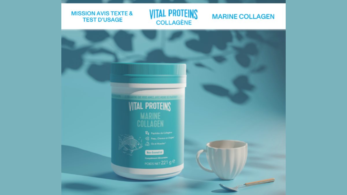 TEST GRATUIT Vital Proteins Beauty Collagen (45€) – Anti-Âge & Hydratation