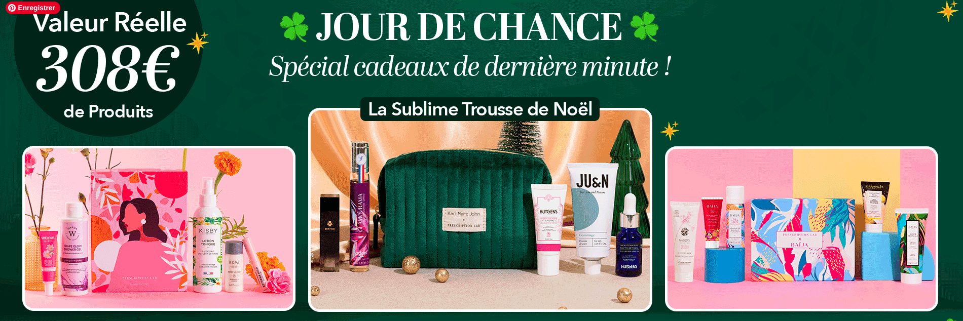 Bon Plan Prescription Lab : 3 Box Beauté à 15 € au lieu de 308 € (-95 %) – Livraison Avant Noël 🎄