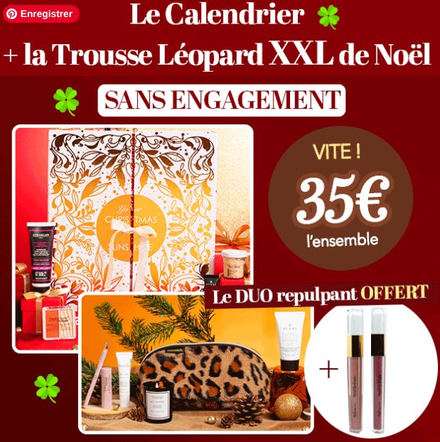 BON PLAN GLOWRIA BOX : 2 Trousses Léopard + Produits à 9,90€ (-96%) | Noël 2025