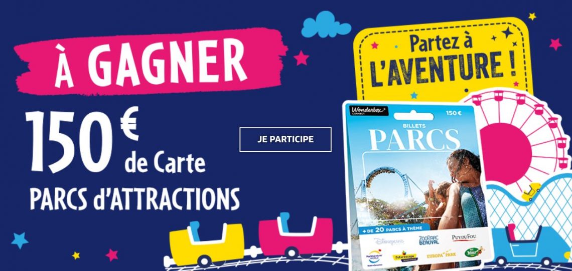 JEU BRIOCHE PASQUIER : Gagnez 100 Cartes Billetterie de 150 € pour des Parcs à Thème