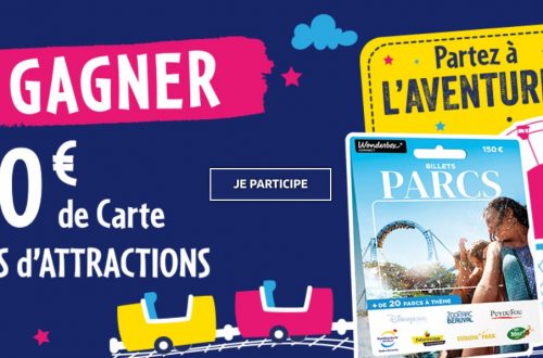 JEU BRIOCHE PASQUIER : Gagnez 100 Cartes Billetterie de 150 € pour des Parcs à Thème