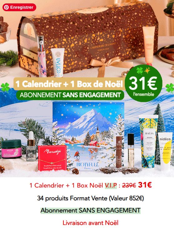Bon Plan Biotyfull Box : 4 Routines Beauté à 13€ au lieu de 349€ (-96%) | Noël 2025