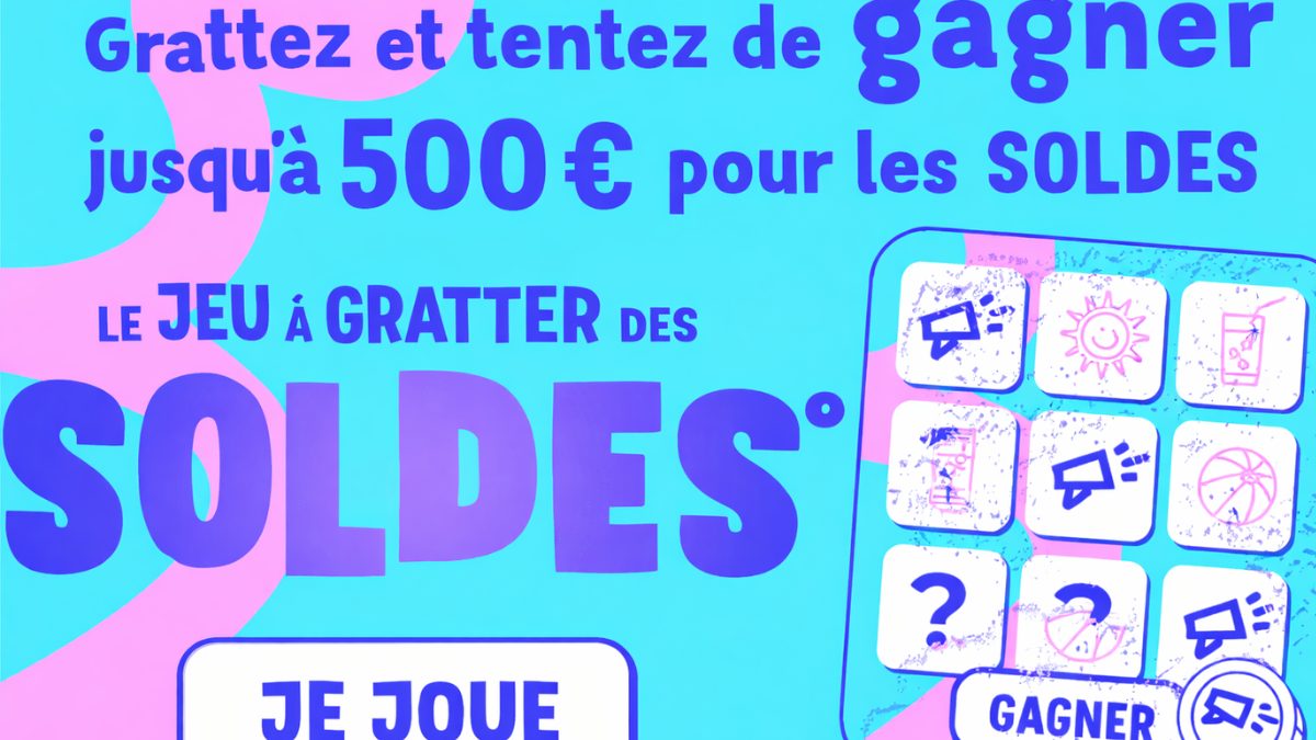 Jeux Cdiscount Soldes 2026 : gagnez jusqu’à 500€ avec 2 jeux gratuits 🎯