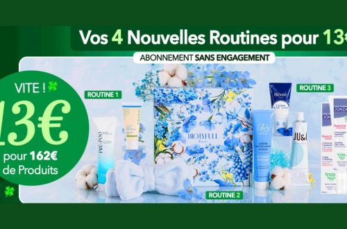 Biotyfull Box : 162€ de produits pour 13€ SANS engagement (offre Jour de Chance
