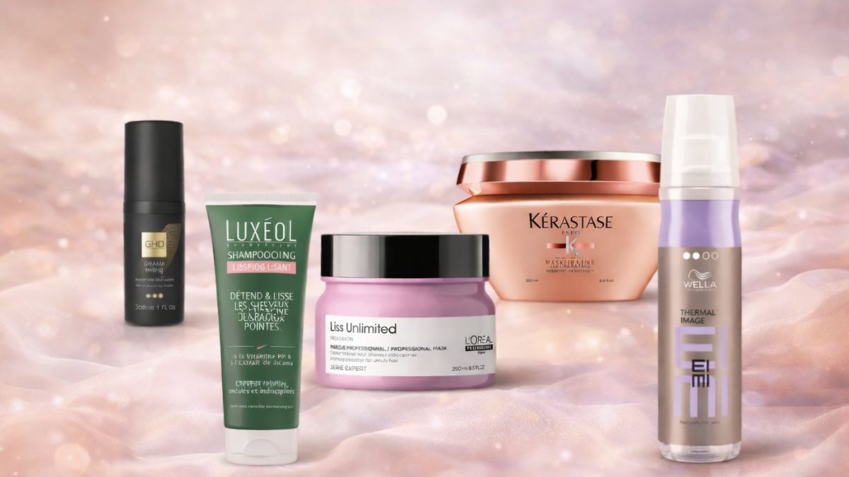 Les meilleurs produits lissants pour des cheveux lisses et brillants en 2026