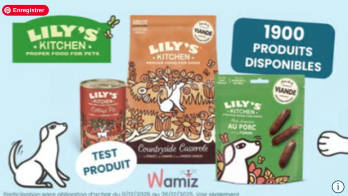 Test produit Lily’s Kitchen 2025 – Jeu concours Wamiz