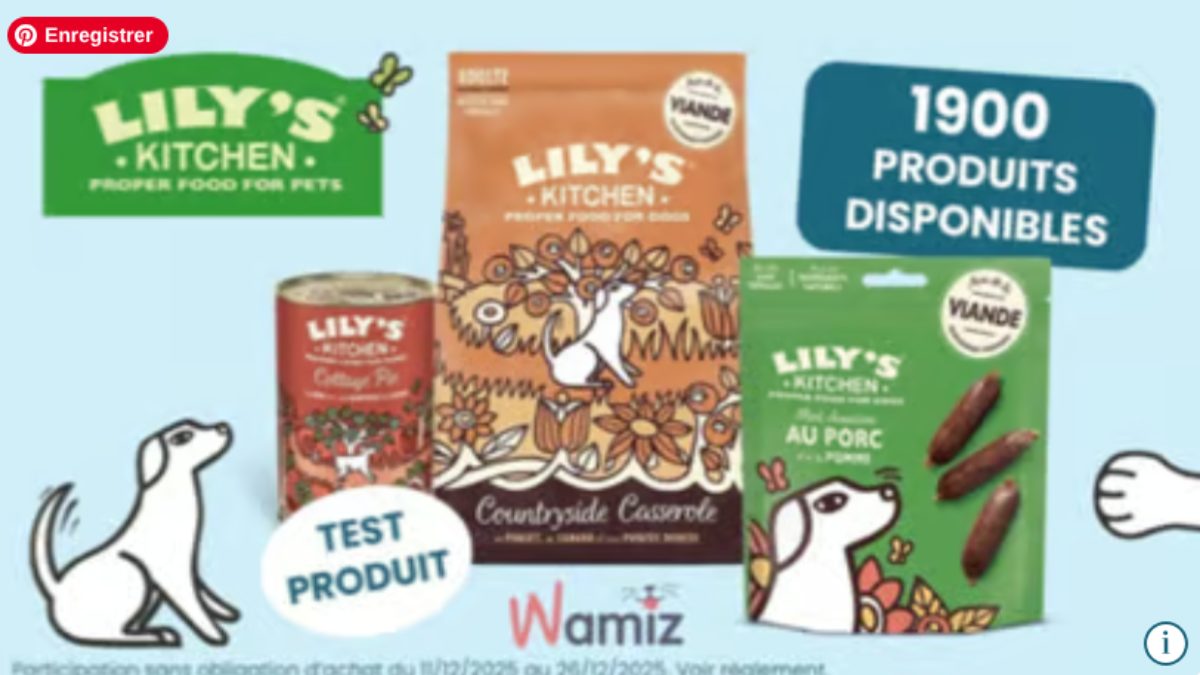 Test produit Lily’s Kitchen 2025 – Jeu concours Wamiz