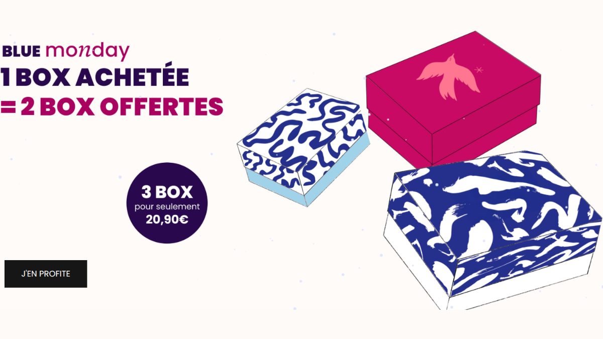 My Little Box : 1 Box achetée = 2 Box offertes pour le Blue Monday