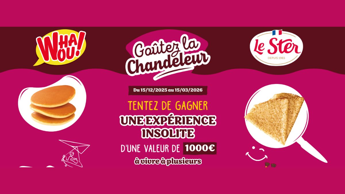 Jeu concours « Goûtez la Chandeleur » : gagnez des bons Funbooker de 1 000 € avec Whaou!