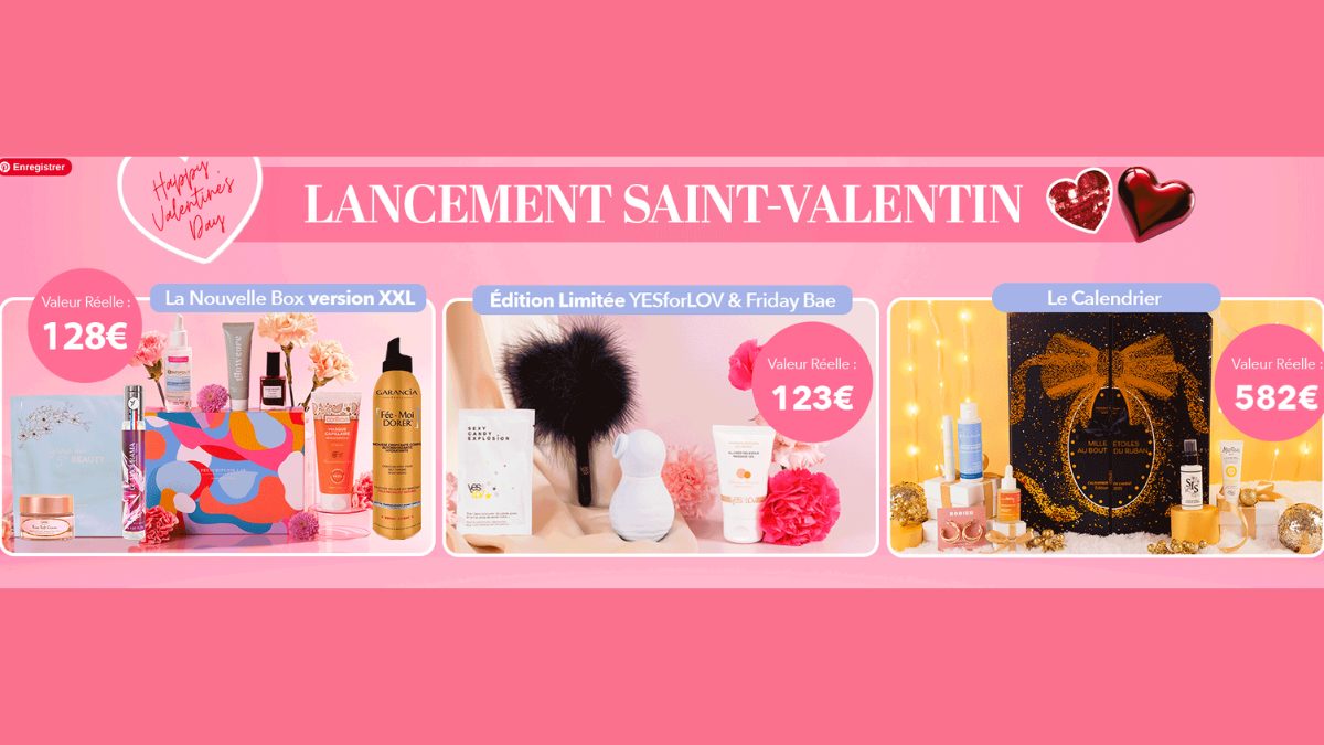 Prescription Lab Saint-Valentin : 37 produits pour 29,90€ (valeur 833€) 💘