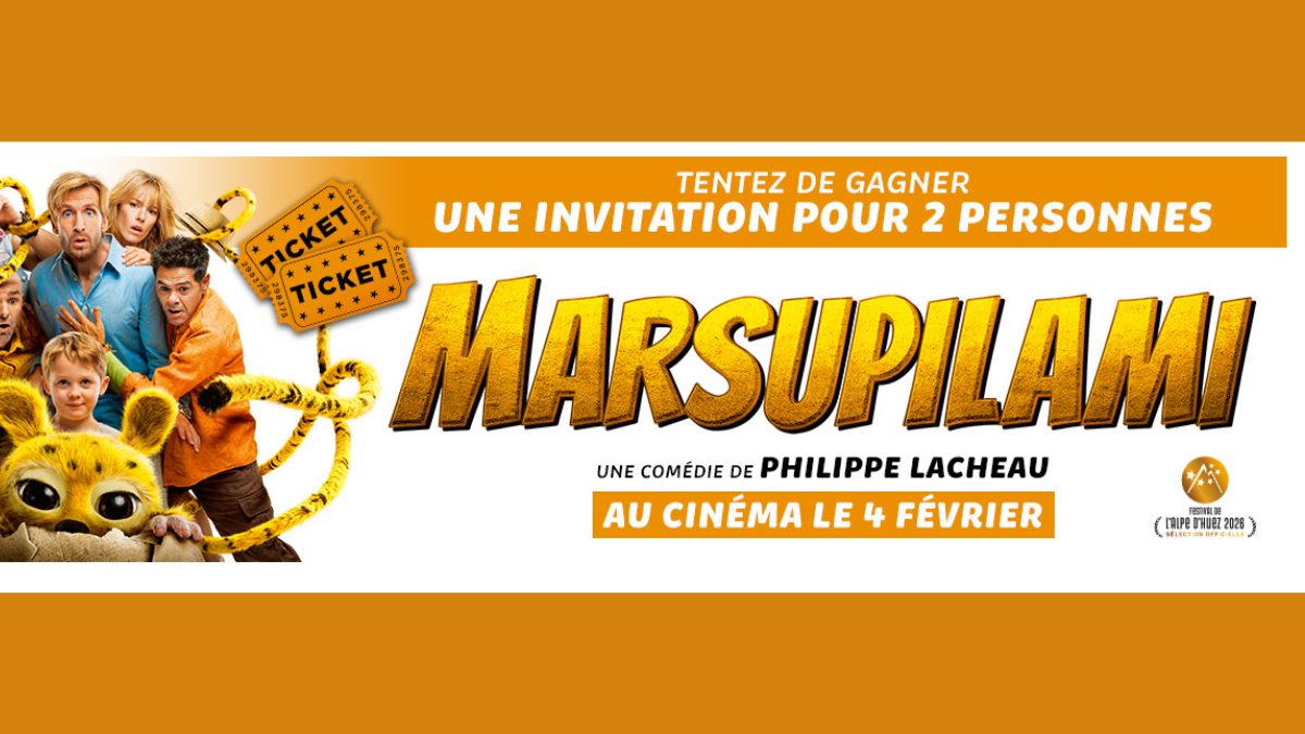Jeu concours Pathé Marsupilami : gagnez vos invitations cinéma