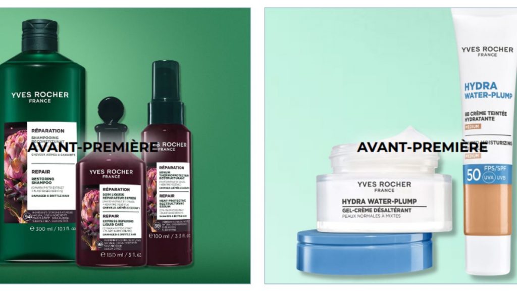 Test produit gratuit Yves Rocher : découvrez les avant-premières capillaires & hydratation