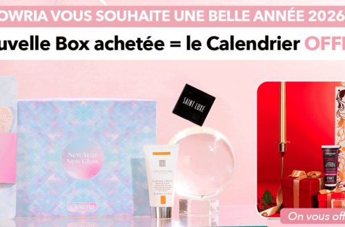 Glowria : la Box New Year, New Glow à 19,90€ + le Calendrier OFFERT (valeur 704€)