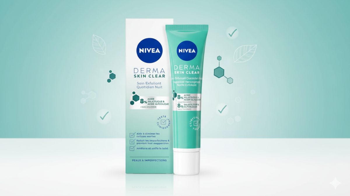 Test produit gratuit NIVEA : soin de nuit anti-imperfections Derma Skin Clear (8 testeurs)