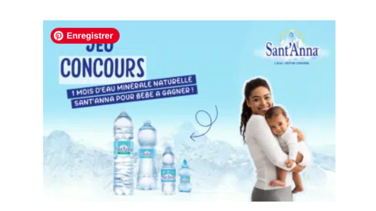 Jeu concours Eau Sant’Anna