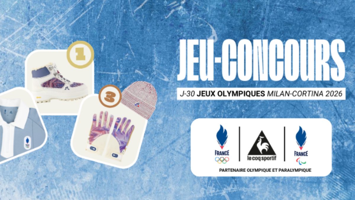 Jeu Concours Le Coq Sportif Milan-Cortina 2026 : Gagnez des Produits Officiels
