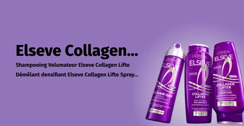 Test Produit Gratuit Elseve Collagen Lifter : Shampooing, Démêlant & Spray Volumateur