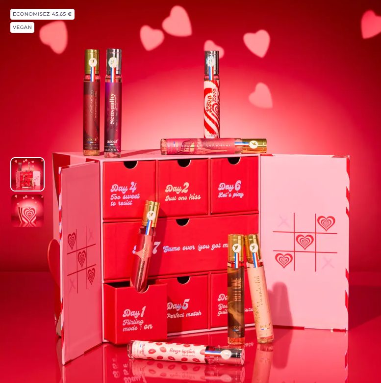 Instant Gagnant Adopt : Grattez et Gagnez votre Routine Saint-Valentin !
