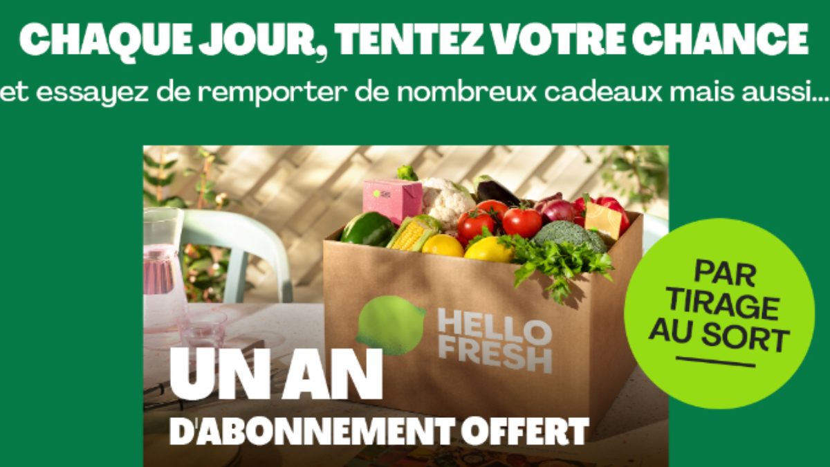 Grand Jeu Kiabi x HelloFresh : Tentez de gagner 1 an de repas ! 👗🍱