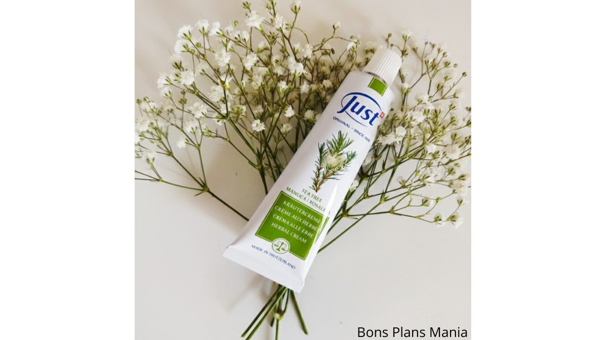 Avis : J&rsquo;ai testé la Crème Tea Tree JUST (Manuca & Rosalina)