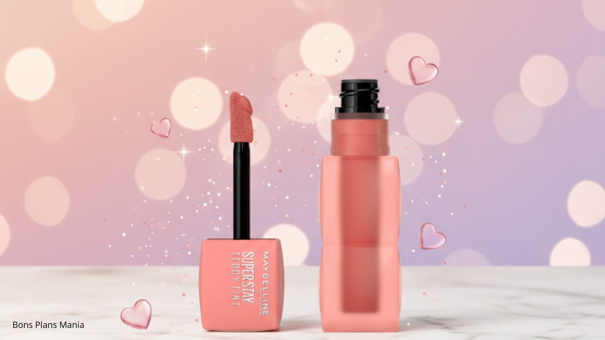 Test produit gratuit Superstay Teddy Tint Blush à lèvres – 10 Current Mood – Maybelline