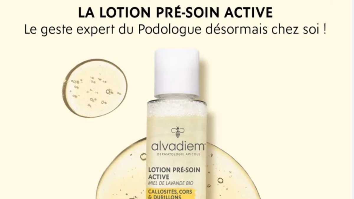 Test produit gratuit : Lotion Pré-Soin Active Alvadiem au miel de lavande bio